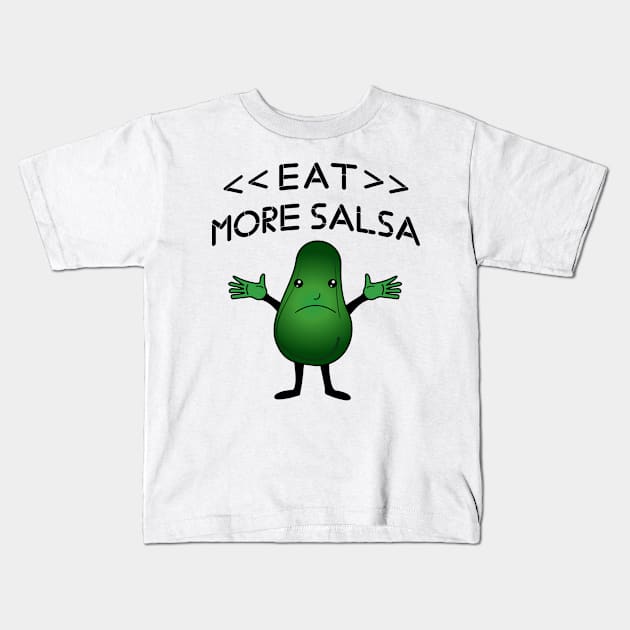 Funny Avocado Guacamole TShirt Kids T-Shirt by karolynmarie